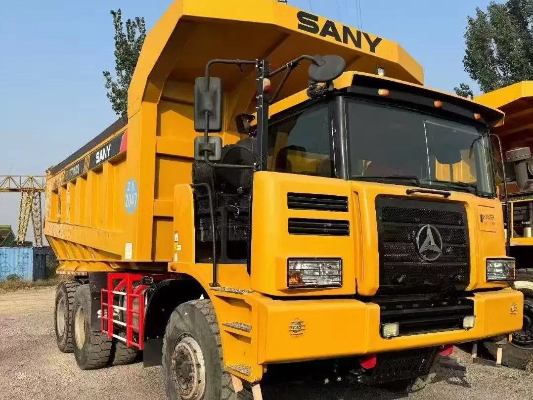 sany skt90s 6x4 60 ton yük daşıyan yolsuzluq yük maşını geniş gövdəli mədənçıxarma maşını