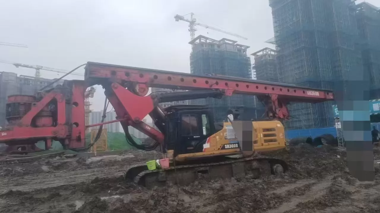 2019 sany piling machinery sr360 təməl qazma üçün ekskavator fırlanan qazma qurğusu