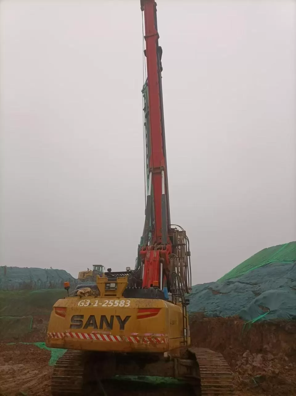 2019 sany piling machinery sr155 təməl qazma üçün ekskavator fırlanan qazma qurğusu