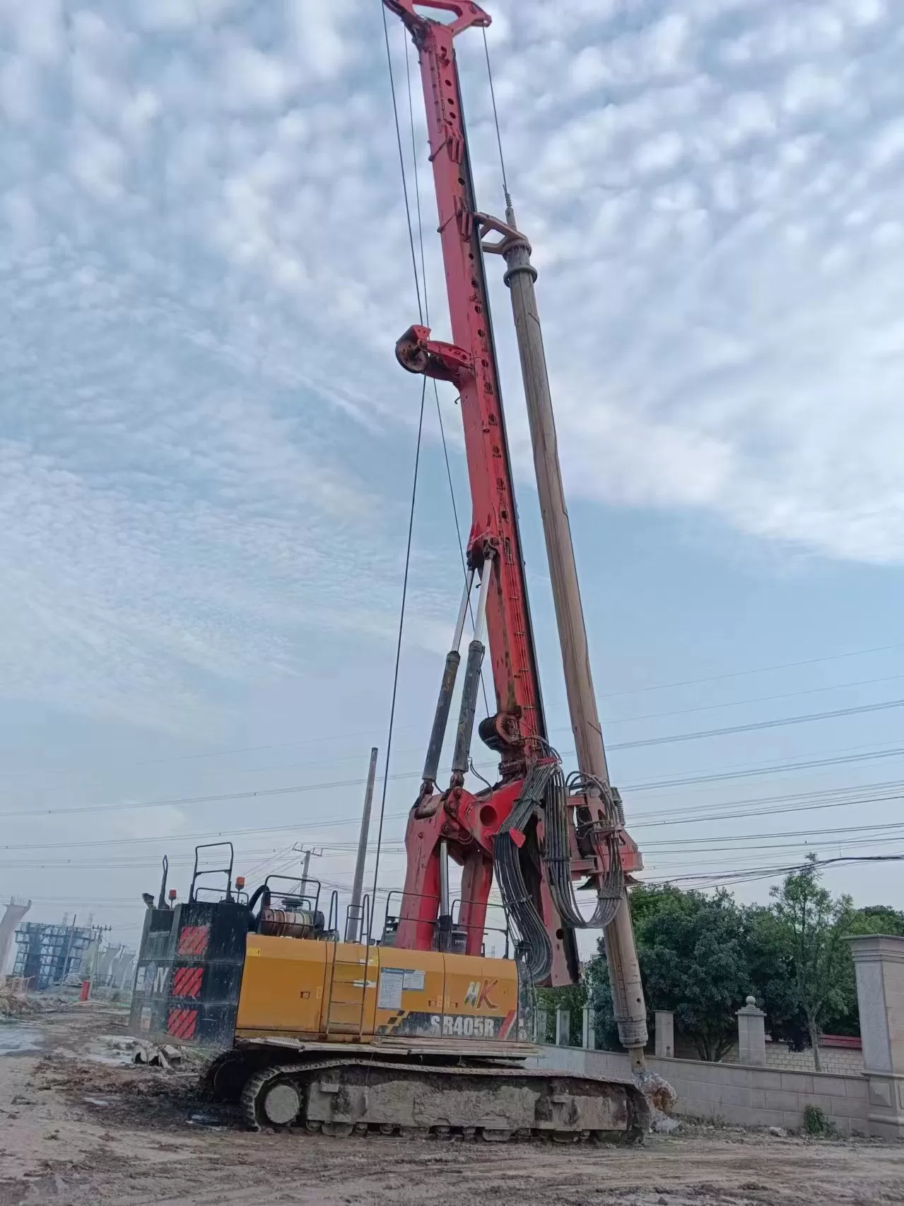 torpağın tədqiqi üçün 2019 sany piling machinery sr405r ekskavator fırlanan qazma qurğusu